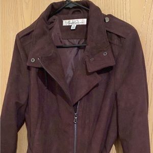 SUPER SALE!!! NEw faux suede jacket by Kenneth Cole Size medium